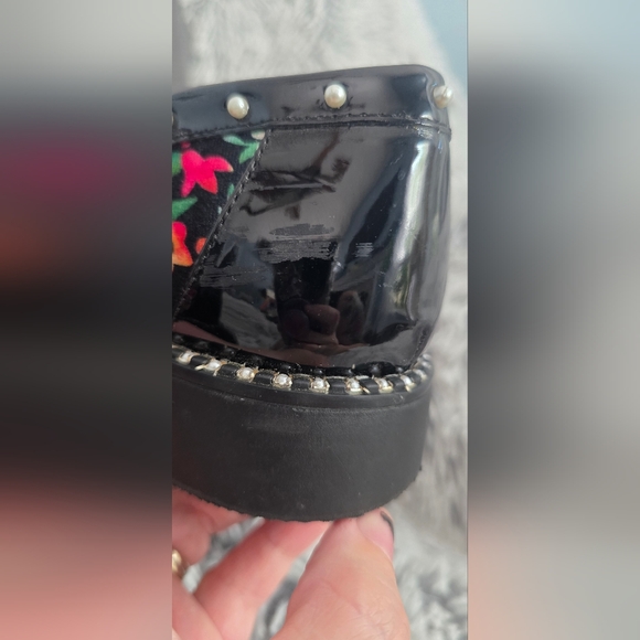 Betsey Johnson Floral Loafers - Picture 6 of 9